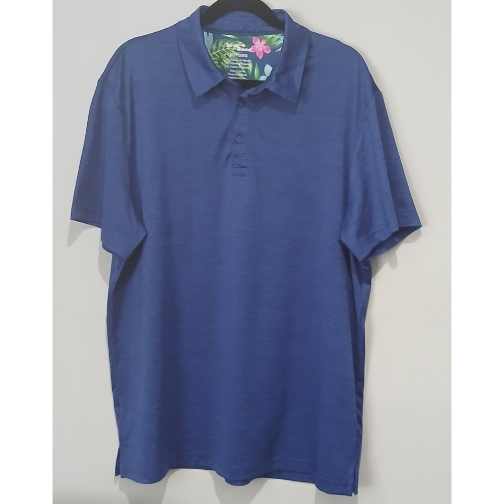 Birdie Bound Polo Golf Shirt. Blue. Men Size Extra Large.
